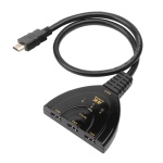 Techly - Techly IDATA HDMI-3F30, HDMI, 1.4b, Nero, 30 Hz, 2160p, 3,4 Gbit/s