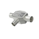 Hama - Hama 00205237, Splitter per cavo, 4 - 1000 MHz, Argento, Metallo, 22 dB, Coaxial