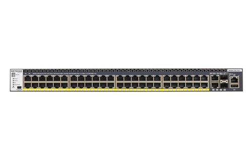 Netgear M4300-52G-PoE+ 550W PSU Gestito L2/L3/L4 Gigabit Ethernet (10/100/1000) Supporto Power over Ethernet (PoE) 1U Nero