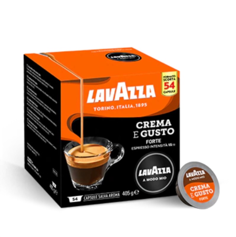 Lavazza Crema e Gusto Forte Capsule caffÃ¨ Tostatura media 54 pz