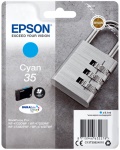 EPSON - Epson Padlock Singlepack Cyan 35 DURABrite Ultra Ink, Resa standard, 9,1 ml, 650 pagine, 1 pz