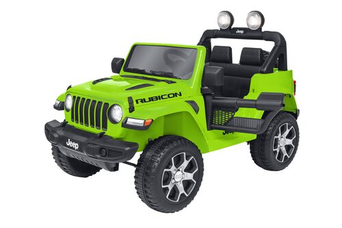 E-Spidko Jeep Wrangler Rubicon Lime 12V