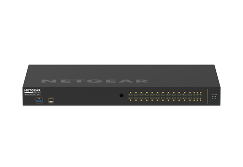 Netgear GSM4230P-100EUS switch di rete Gestito Gigabit Ethernet (10/100/1000) Supporto Power over Ethernet (PoE) 1U Nero