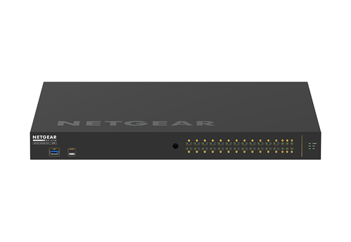 Netgear M4250-26G4XF-PoE+ Gestito Gigabit Ethernet (10/100/1000) Supporto Power over Ethernet (PoE) 1U Nero