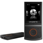 MAJESTIC - New Majestic BT-8057R MP4, Lettore MP4, TFT, USB 2.0, 35 g, Grigio
