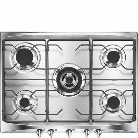 Smeg SR275X2 piano cottura Acciaio inossidabile Da incasso Gas 5 Fornello(i)