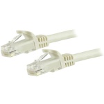 Startech.Com - StarTech.com Cavo patch antigroviglio UTP RJ45 Cat6 Gigabit 15 m bianco - Cavo patch 15 m, 15 m, Cat6, U/UTP (UTP), RJ-45, RJ-45