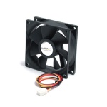 Startech.Com - StarTech.com Ventola computer silenziosa con cuscinetto a sfera 80x25 mm con connettore TX3, Ventilatore, 8 cm, 2000 Giri/min, 27 dB, 26,6 pdc/min, Nero