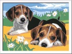 Ravensburger - Ravensburger CreArt Jack Russell Puppy, disegni inclusi, Bambino/Bambina, Colore per kit di verniciatura in base ai numeri