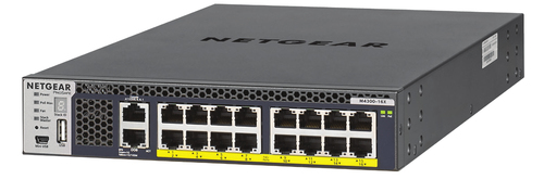 Netgear M4300-16X Gestito L3 10G Ethernet (100/1000/10000) Supporto Power over Ethernet (PoE) 1U Nero