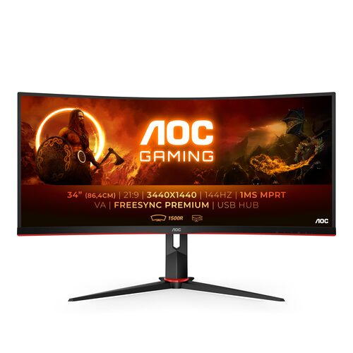 AOC G2 CU34G2X/BK Monitor PC 86,4 cm (34