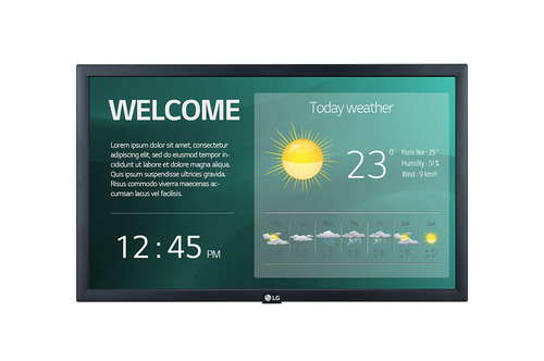 LG 22SM3G-B visualizzatore di messaggi Pannello piatto per segnaletica digitale 54,6 cm (21.5