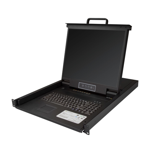 RKCONS1908K StarTech.com Console KVM per armadio Rack a 8 porte VGA con schermo LCD - 19