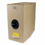 Startech.Com - StarTech.com Matassa cavo di rete Cat6 - Rotolo in serie di cavi riser UTP solidi CMR Cat6, 304,8 m, colore blu, 304,9 m, Cat6, U/UTP (UTP)