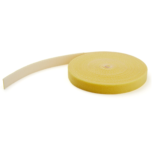 HKLP100YW StarTech.com Rotolo di nastro con chiusura a strappo da 30,4 m - Giallo, Fascetta in velcro, Giallo, REACH, 30,5 m, 19 mm, 2,38 mm