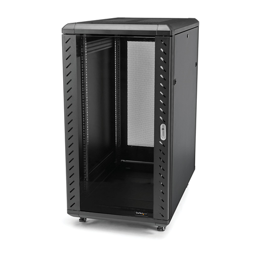 StarTech.com Armadio Server Rack 18U - Include ruote e piedini di livellamento - Profondità fino a 32