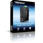 Trendnet - Trendnet TI-IG60, Fast Ethernet, Gigabit Ethernet, 10,100,1000 Mbit/s, IEEE 802.3,IEEE 802.3ab,IEEE 802.3af,IEEE 802.3at,IEEE 802.3u, Full, Nero, 48 – 56