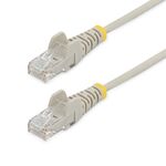 Startech.Com - StarTech.com Cavo di Rete Ethernet Snagless CAT6 da 1,5m - Cavo Patch antigroviglio slim RJ45 - Grigio, 1,5 m, Cat6, U/UTP (UTP), RJ-45, RJ-45