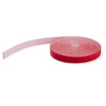 Startech.Com - StarTech.com Rotolo di nastro con chiusura a strappo da 7,6 m - Rosso, Fascetta in velcro, Rosso, 7,62 m, 19 mm, 2,38 mm, 220 mm