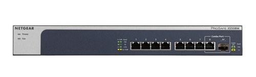 Netgear XS508M Non gestito 10G Ethernet (100/1000/10000) Grigio, Argento