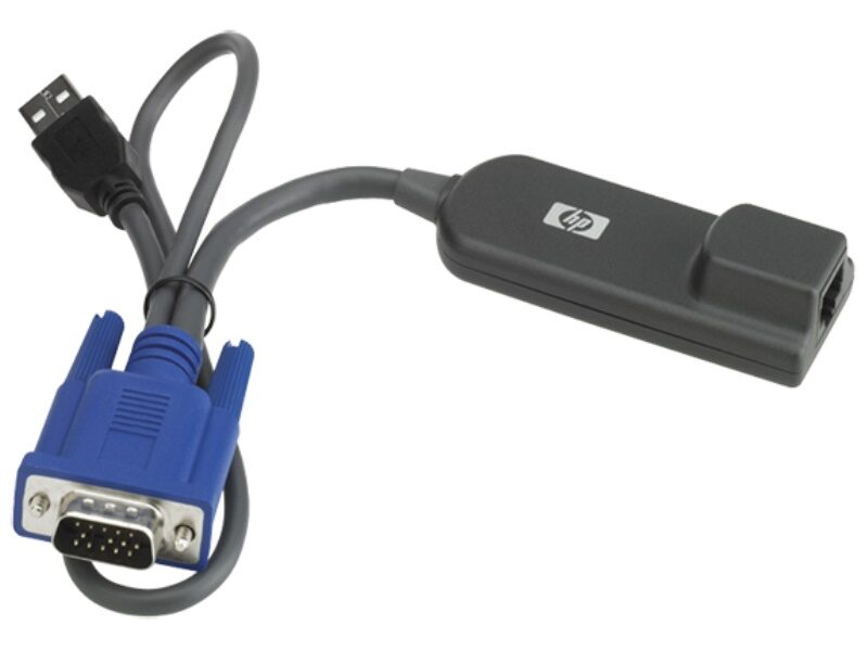 Hewlett Packard Enterprise KVM Console USB Interface Adapter cavo per tastiera, video e mouse Nero