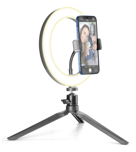 Cellularline Selfie Ring LED Nero