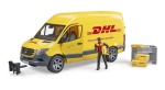 Bruder - Mezzo stradale Bruder 02671 Mercedes Sprinter Furgone DHL con personag