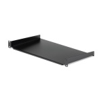 Startech.Com - StarTech.com Scaffale per Rack Server 1U - Profondità da 400 mm, Mensola per scaffale, Nero, Acciaio, 20 kg, 1U, 482,6 mm