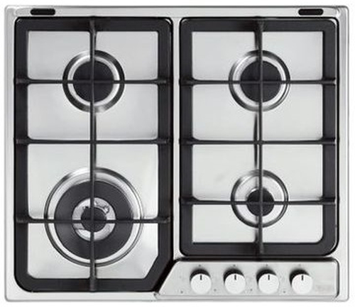 De Longhi IF46PRO-N DeLonghi IF 46 PRO N, Acciaio inossidabile, Da incasso, Gas, Acciaio inossidabile, 4 Fornello(i), 4 Fornello(i)