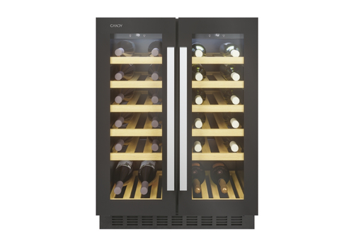 Candy CCVB 60D/1 Libera installazione Nero 38 bottiglia/bottiglie