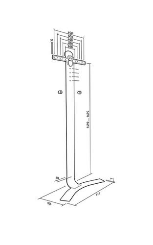 ITB 044661 Erard STANDiT PRO, 101,6 cm (40