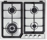 De Longhi - DeLonghi IF 46 PRO N, Acciaio inossidabile, Da incasso, Gas, Acciaio inossidabile, 4 Fornello(i), 4 Fornello(i)