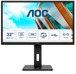 AOC P2 Q32P2 Monitor PC 80 cm (31.5) 2560 x 1440 Pixel 2K Ultra HD LED Nero