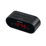 MAJESTIC - New Majestic SVE-235, Sveglia digitale, Ovale, Nero, Buzzer, LED, 1,52 cm (0.6