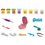 Hasbro - Play-Doh Dottor Trapanino, playset con 8 barattoli di pasta da modellare atossica, per bambini dai 3 anni in su, 3 anno/i, Non tossico, Multicolore, 18 pz