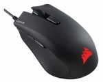 Corsair - Corsair Harpoon RGB Pro, Mano destra, Ottico, USB tipo A, 12000 DPI, Nero