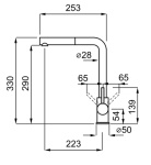 Elleci - Elleci Trail Plus, Estraibile, Antracite, Granitek, Leva sanitaria, Singolo, 3/8