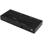 Startech.Com - StarTech.com VS421HD4KA, HDMI, Nero, 30 Hz, 1280 x 720 (HD 720),1920 x 1080 (HD 1080),1920 x 1200 (WUXGA),2560 x 1600 (WQXGA), 1080p, Attività, Potenza