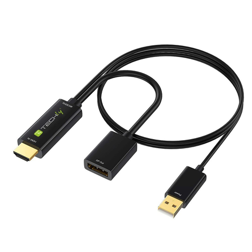 Adattatore video Techly HDMI DP12A60 Convertitore da Hdmi a Displaypor