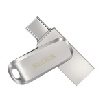 SANDISK - Chiavetta USB Sandisk SDDDC4 128G G46 ULTRA Dual Drive Luxe Silver
