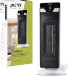 IMETEC - Imetec Diffusion, Riscaldatore ambiente elettrico con ventilatore, Ceramica, 24 h, 1,8 m, Interno, Pavimento, Tavolo