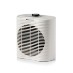 IMETEC - Imetec Compact Air, Riscaldatore ambiente elettrico con ventilatore, 1,3 m, Interno, Pavimento, Tavolo, Bianco, Manopola
