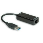 ITB - Value USB 3.0 - RJ-45, Nero, 14 mm, 64 mm, 23 mm