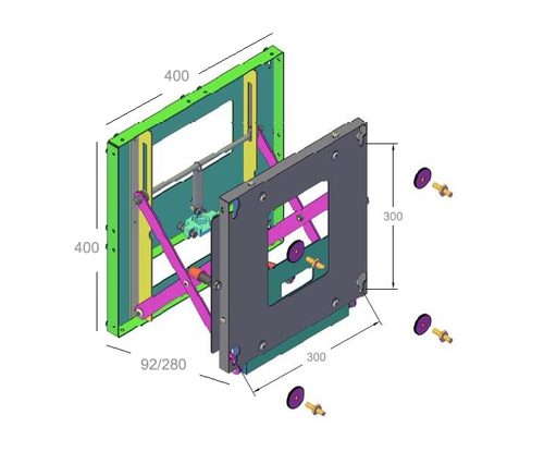 ITB PM4650 Supporto per display espositivi 55,9 cm (22