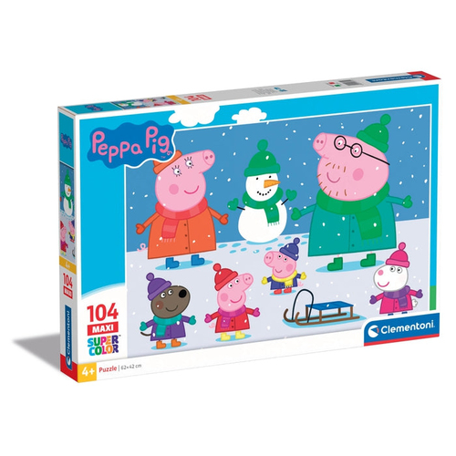 Puzzle Clementoni 23752 Peppa Pig 104 pz Maxi