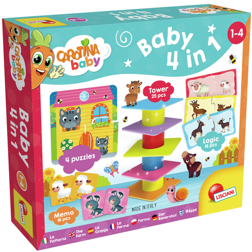 Gioco educativo Lisciani 79872 CAROTINA BABY 4 in 1