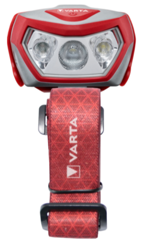 Varta Outdoor Sports H20 Pro Grigio, Rosso Torcia a fascia LED