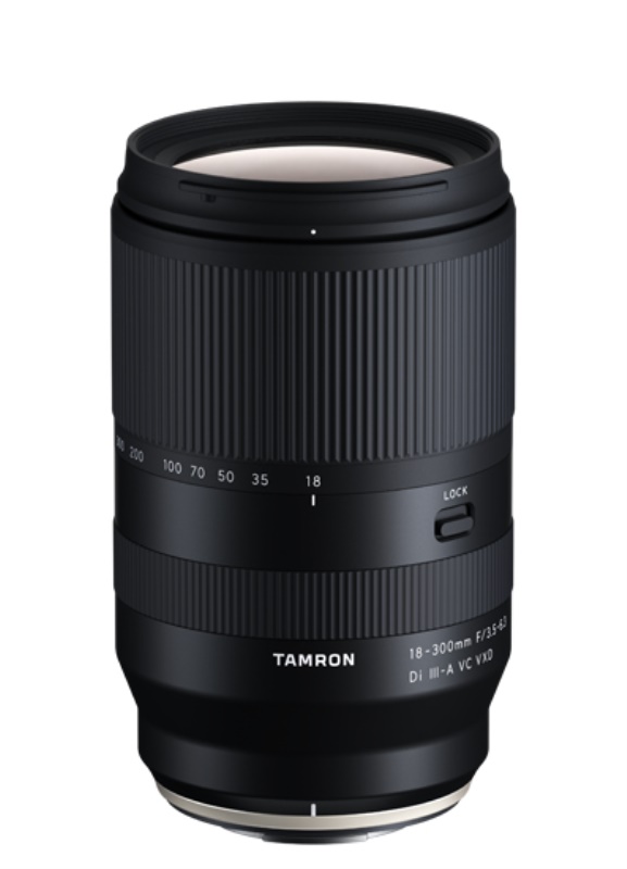 Tamron 18-300mm F/3.5-6.3 Di III-A VC VXD, Sony E-Mount MILC/SRL Ultrateleobiettivo zoom Nero