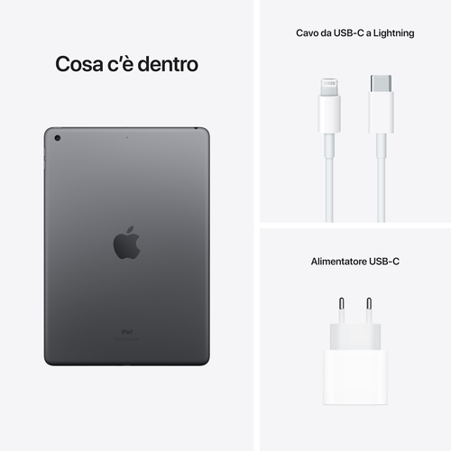 Apple iPad 10.2-inch Wi-Fi 256GB - Grigio siderale
