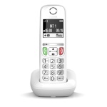 GIGASET - Gigaset E270, Telefono DECT, Cornetta wireless, Telefono con vivavoce, 100 voci, Identificatore di chiamata, Bianco